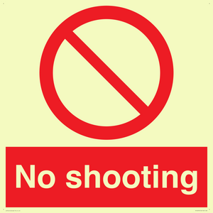 No shooting
